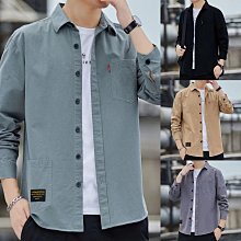 【襯衫】高檔長袖襯衫男士春秋薄款潮流襯衣韓版休閑帥氣寸衣修身時尚男裝 歷史價格詳細信息