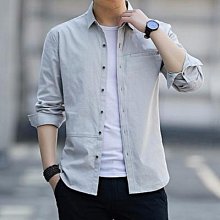 素面襯衫 韓版純色牛津紡長袖襯衫男士 加大碼襯衣休閑寸衣青少年潮男裝 優惠促銷 九色~ 歷史價格詳細信息