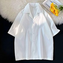 短袖襯衫男夏季時尚潮流寬鬆短袖工裝襯衫 歷史價格詳細信息