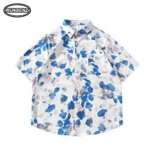 M-8XL 韓版時尚滿版印花T恤男短袖 大尺碼 圓領 休閒 短袖T恤 落肩短t 加大尺碼 男生衣服 寬鬆上衣【滿299元發貨】 歷史價格詳細信息