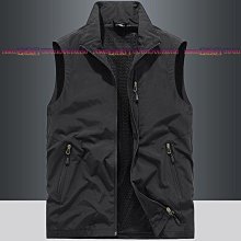春秋新款男士馬甲戶外釣魚背心多口袋工裝馬夾運動機能坎肩外套薄 歷史價格詳細信息