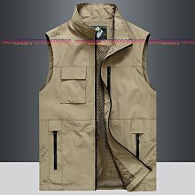 春秋新款馬甲男土戶外休閒中青年攝影釣魚無袖背心馬夾運動外套男男生衣著馬甲春夏薄款馬甲攝影導演記者背心多袋無袖  滿599免運 歷史價格詳細信息