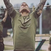 馬登工裝 美式復古針織條紋撞色短袖T恤圓領休閒五分袖海魂衫男夏-潮流e線 歷史價格詳細信息