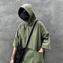 國潮機能風拉鍊連帽防水衝鋒衣 男女設計感寬鬆休閒外套 防水 防風 立領 情侶裝 夾克  衝鋒衣-品爵男装 歷史價格詳細信息