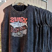 美式高街背心男款水洗做舊坎肩100純棉無袖T恤街頭夏季馬甲-毛毛男裝 歷史價格詳細信息