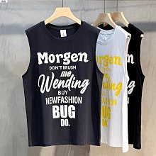 寬松休閑無袖冰絲連帽背心T恤男夏季薄款連帽運動潮男坎肩上衣-毛毛男裝 歷史價格詳細信息