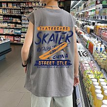 純棉男士背心T恤雙排扣寬松夏季速干無袖T恤坎肩運動籃球訓練服潮-毛毛男裝 歷史價格詳細信息