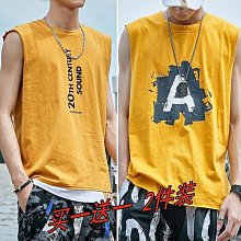 男士背心 無袖T恤男夏季運動背心潮牌ins潮/流個性馬甲夏天寬鬆男士坎肩無袖xrv满599免運 歷史價格詳細信息