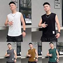 2023夏季坎肩背心男潮牌韓版潮流個性運動風日系嘻哈寬松無【超齡男裝】 歷史價格詳細信息