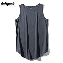 簡約純棉背心無袖T恤麻灰色素色無袖寬鬆男女款打底訓練t-毛毛男裝 歷史價格詳細信息