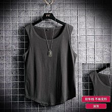 寬鬆坎肩背心男 素面背心 夏天衣服 無袖t恤 無袖上衣 背心男 運動背心 跑步T百搭男生背心 歷史價格詳細信息