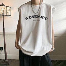 優選男裝 背心男 內搭外穿 運動背心 健身背心 寬肩大圓領 無袖背心 潮流 寬鬆 背心100%純棉背心男夏季潮流百搭純色满599免運 歷史價格詳細信息