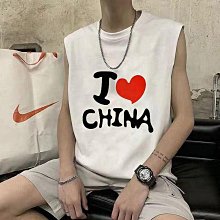 優選男裝 背心男 內搭外穿 運動背心 健身背心 寬肩大圓領 無袖背心 潮流 寬鬆 背心純棉背心高街男夏季潮流重磅健身無袖满599免運 歷史價格詳細信息