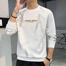 秋季新款衛衣男套頭ins寬松圓領發型師潮牌長袖t恤衫男士外套 衛衣 大學t 長袖t恤 長袖上衣 外套男 男生外套-潮流好物 歷史價格詳細信息