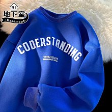 印花加絨大學t男 韓版圓領套頭衫 大碼寬鬆外套上衣 秋季潮牌ins百搭情侶T恤-時尚男裝 歷史價格詳細信息