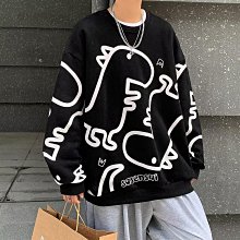 長袖上衣 圓領套頭NL662164 寬鬆 男生衛衣 港風假兩件長袖T 大學T 地下室B1限時特賣 男生衣服強推 歷史價格詳細信息
