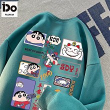 蠟筆小新t恤惡搞印花純棉短袖男女寬松五分袖夏動漫卡通學生上衣#男裝 歷史價格詳細信息