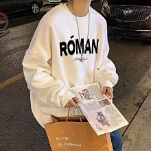 秋季圓領衛衣男士新款潮牌ins休閑寬松上衣純棉長袖t恤外套打底衫-潮流好物 歷史價格詳細信息