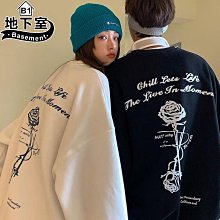 長袖T 長袖上衣 地下室B1情侶裝 歐美玫瑰大學t 衛衣 情侶大學TNL662168 男生衣服 圓領 ig 寬鬆強推 價格比較,價格查詢,歷史價格詳細信息