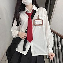 jk/dk學院風日系韓版條紋紅紺灰藍襯衫男女配飾免打領帶新品包郵 歷史價格詳細信息