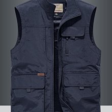 戶外男士休閑馬甲春秋薄款坎肩多口袋背心男攝影釣魚透氣速干馬夾 歷史價格詳細信息