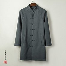 國風上衣春秋季棉麻男裝復古盤扣襯衫大碼長袖青年唐裝中式亞麻襯-靚仔男裝 歷史價格詳細信息