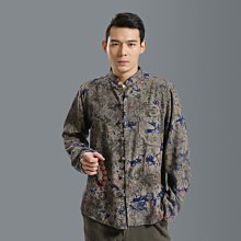 新款竹節麻數碼3D印花寬松沙灘開衫長袖歐美休閑襯衫男 歷史價格詳細信息