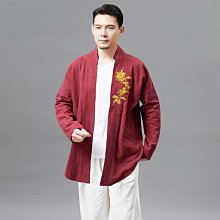 無領襯衫 藝文港仔襯衫男士韓版寬鬆立領棉麻長袖襯衫白色寸衫潮帥氣衣服男男裝上衣七分袖短袖襯衫襯衫襯衫上班族學~時尚男裝 歷史價格詳細信息