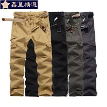 長褲 工裝褲 工作褲 直筒褲 軍工裝長褲 M-5XL 多口袋 直筒 休閒 寬鬆 歷史價格詳細信息