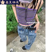 Doubleseven35-43碼Y2K千禧辣妹朋克金屬扣厚底坡跟靴厚底鞋靴子 歷史價格詳細信息