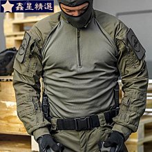 戶外服 戰術服 戶外襯衫男新款彈力速干襯衣春秋軍迷耐磨翻領長袖多口袋工裝上衣 歷史價格詳細信息