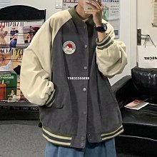 日系復古棒球服外套  男秋冬保暖短外套 可拆卸帽男女同款菱格紋連帽棉衣【逆主流】 歷史價格詳細信息
