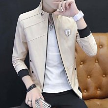 【爆款】夾克男外套商務休閒刷毛青年男士上衣夾克衫男棒球外套棒球服潮流男裝-潮男服飾 歷史價格詳細信息