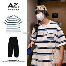 港風夏季男生假兩件t恤 純棉假兩件T恤男 寬鬆休閒短袖上衣 學生穿搭原創短袖T恤 五分袖上衣 假兩件T恤 百搭潮流-正正男裝 歷史價格詳細信息