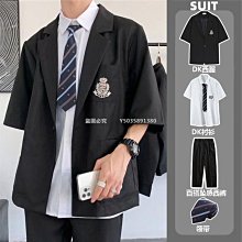 【熱賣精選】男襯衣白色班服畢業季襯衫港風寬松透氣百搭商務學院風休閑外套潮 歷史價格詳細信息