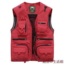 戶外馬甲 工作馬甲 機能馬甲 中老年男士馬甲 春秋多口袋休閒攝影釣魚馬夾 網眼背心 休閒馬甲 歷史價格詳細信息