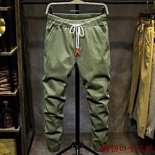 彈力工作長褲  大尺碼縮口褲 九分褲 多口袋舒適透氣工裝褲 寬鬆男生長褲 休閒褲 素色男生褲子 歷史價格詳細信息