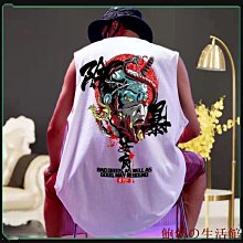 男士休閒健身印花t恤背心 韓版寬松運動背心 男生汗背心 夏季男生坎肩背心 日系情侶無袖背心 男生圓領背心上衣满599免運 歷史價格詳細信息