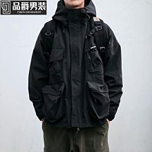 機能防水外套 款衝鋒衣 立領外套 可拆帽外套 防風外套 連帽外套 冬天外套 戶外機能外套 口袋拉鍊 防潑水-品爵男装 歷史價格詳細信息