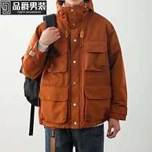 春秋季美式復古工裝夾克男寬松大碼潮牌休閑戶外硬漢寬松獵裝外套 歷史價格詳細信息