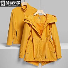 衝鋒衣外套女中長版夾棉上衣秋冬新2023寬鬆小個子高級感加厚外套 歷史價格詳細信息