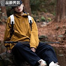 日系戶外連帽機能工裝外套男長袖寬鬆半拉鏈防風衝鋒衣夾克m-2xl 連帽外套 風衣外套 長袖帽t 運動外套 防風外套-潮男服飾 歷史價格詳細信息