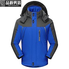 冬季戶外衝鋒衣男加絨加厚保暖工裝活動外套可LOGO-潮男服飾 歷史價格詳細信息