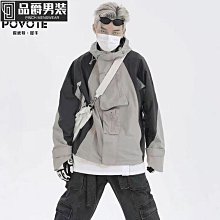 美式工裝夾克男  M3XL 休閒百搭潮流外套男 商務休閒翻領夾克 春秋男士防風素色緊身復古工裝外套潮 歷史價格詳細信息