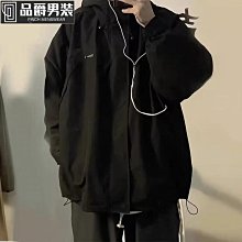 日系衝鋒衣 半拉鍊衝鋒夾克 軍事戰術山系機能外套 輕薄風美式復古日系寬鬆連帽衣 夾克男 歷史價格詳細信息
