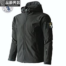 男款衝鋒衣 防風外套 戶外衝鋒衣 戶外春秋戰術沖鋒衣男女外套透氣防風戰術夾克防水軟殼外套登山服-品爵男装 歷史價格詳細信息