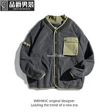 [新品]-棒球外套-品牌LOGO印花-長袖厚棉刷毛口袋外套-黑色-女版 (尺碼XS-XL) [Wawa Yu品牌服飾] 歷史價格詳細信息