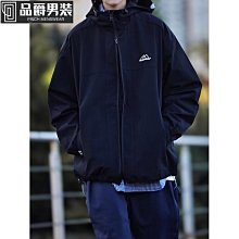 衝鋒衣男 3色 M-2XL 春秋季2023新款潮牌連帽外套 情侶款港風潮流百搭休閒夾克上衣-潮男服飾 歷史價格詳細信息