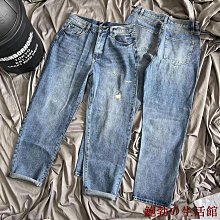 大尺碼牛仔褲大尺碼錐形褲哈倫牛仔褲特大尺碼150公斤歐洲站復古藍口袋窄管牛仔褲男士秋季鬆緊腰哈倫垮褲 歷史價格詳細信息