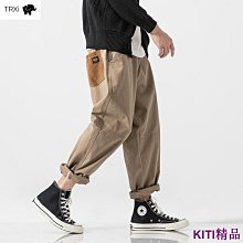 束腳九分褲 直筒棉質長褲 大尺碼運動褲 M-5XL  秋季褲子 棉質長褲  休閒褲 抽繩鬆腰設計 口袋拉鏈 歷史價格詳細信息